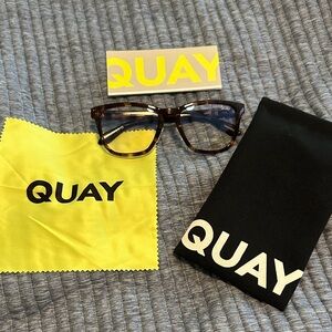 Quay Tortoise Shell Glasses Blue light lenses